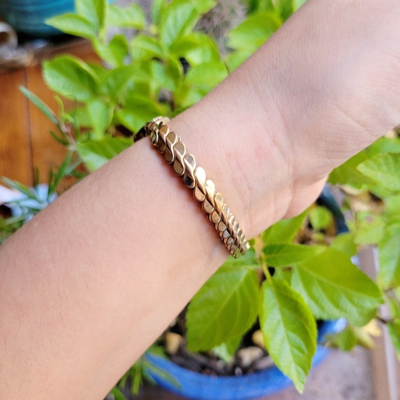 Vintage 10K RGP Elgin Art Deco Style Classic Womens Womans Gold Square Watch - Picture 9 of 11